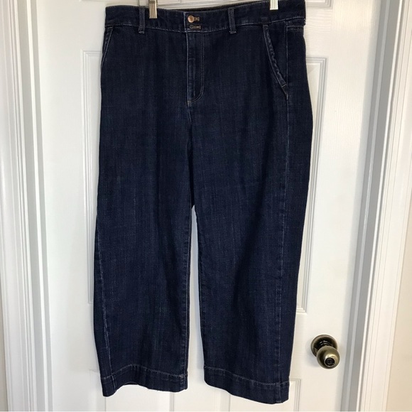 Talbots Denim - Talbots Flawless High Waist Wide Crop size 1O